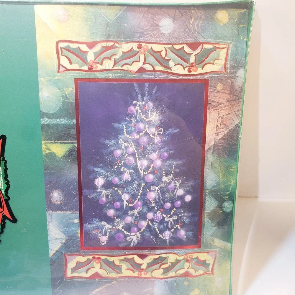 Gartner Studios Print Your Own Christmas Card Tree w Border 12 Count & Envelopes